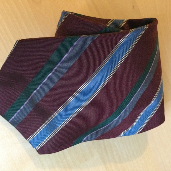 POLO By Ralph Lauren Tie VINTAGE 1980s Hand Made - Picture 2 of 5